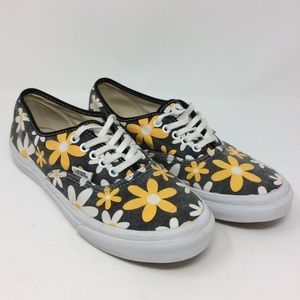 Vans Floral Flower Power Sneaker Shoes Charcoal